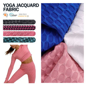 Ropa Deportiva Elástica de Spandex que Absorbe la Humedad, Tejido Jacquard Elástico en 4 Direcciones para Ropa Deportiva - Product Image 1