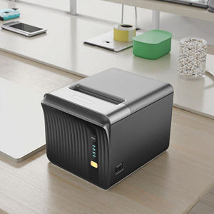 Mini impresora térmica de recibos Barway, interfaz USB, papel de 80MM, resolución de <span class=keywords><strong>576</strong></span> puntos/línea, máquina POS de impresión de código de barras - Product Image 3