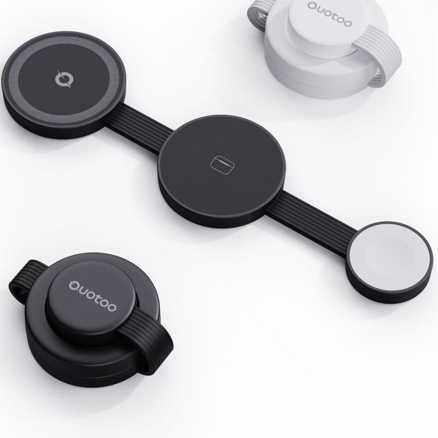 3 in 1 Foldable Magnetic Wireless Charger Dock Charging Station for Apple Multiple Devices