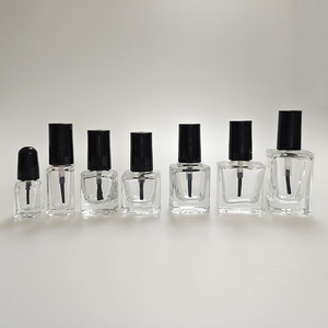 Mini botella de cristal personalizada esmalte de uñas 3ml 5ml 10ml 15ml 20ml 30ml 50ml botella única de esmalte de uñas con cepillo - Product Image 2