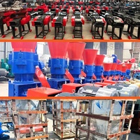 Machines de transformation des aliments pour animaux de ferme à haute efficacité 1t pour bovins, chèvres, poulets, volailles, fabrication de granulés