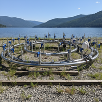 Fontaine musicale flottante DEWY pour extérieur, fontaine dansante, système étanche IP68, anti-corrosion, pour lac, rivière, aménagement paysager