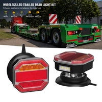 Kit d'éclairage LED sans fil rechargeable magnétique pour camping-cars et remorques
