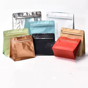 Vente chaude Noir pour le stockage des aliments Logo personnalisé Sacs en mylar Sac à fermeture éclair Fabriqué en Chine - Product Image 3
