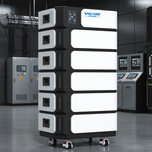Boîte à batteries empilable 25 kWh IP20 avec BMS inclus - Sûre pour les systèmes d'énergie solaire domestiques - Product Image 1