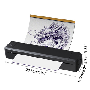 A4 Máy In Nhiệt Cho Nghệ Sĩ Hình Xăm Không Dây Màu Xanh Răng Stencil Máy In Di Động Di Động Mẫu Máy In - Product Image 2