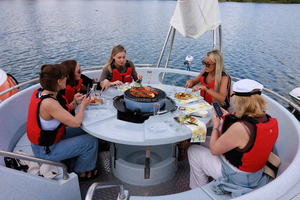 Bateau barbecue chinois écologique <span class=keywords><strong>de</strong></span> haute qualité pour 10 à 12 personnes pour <span class=keywords><strong>les</strong></span> aventures lacustres - Product Image 3