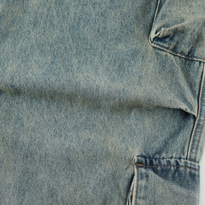 <span class=keywords><strong>Jeans</strong></span> Cargo Vintage Casual da Uomo Personalizzati, Vita Media, Lavaggio Chiaro, Motivo Uniforme, Tessitura a Maglia, Primavera/Autunno/Inverno, <span class=keywords><strong>Tasche</strong></span> <span class=keywords><strong>Laterali</strong></span> - Product Image 3