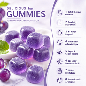 Gomitas para Dormir de Marca Privada OEM con 3 mg de Melatonina, L-Teanina, Manzanilla y Bálsamo de Limón, Ayuda para Dormir para Adultos - Product Image 3