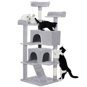 Gigantische Luxe Kat Krabben Boom Kat Toren Huisdier Klimmen Speelgoed Best Verkochte Hangmat Kattentoren - Product Image 1