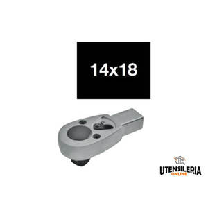 A2856/5หัวซ็อกเก็ตวงล้อแบบย้อนกลับการเชื่อมต่อ14x18มม - Product Image 1