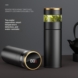 Tasse isotherme à séparation thé-eau en acier inoxydable 316, portable pour voiture et usage professionnel - Product Image 1