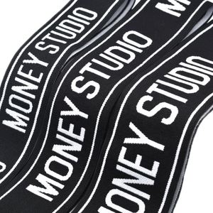 Vente en gros de bande élastique jacquard personnalisée en polyester de haute qualité avec logo de marque pour la décoration intérieure - Product Image 3