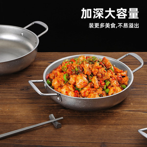 Stainless Steel Soup <b>Pot</b> Double Handle 1L <b>Induction</b> Compatible Hand Wash Only - Product Image 4