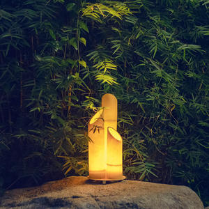 Luz LED luminosa para exteriores, resistente al agua, con simulación de césped, luz de bambú para jardín, luz de paisaje para caminos, luz de tubo de bambú, luz para césped - Product Image 5