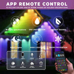 RGBW LED Outdoor <strong>Decorative</strong> Lighting Permanent Outdoor Led <strong>Christmas</strong> Lights House <strong>Decorating</strong> - Product Image 5