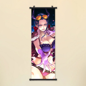 Póster de Pared de Tela con Diseños de <span class=keywords><strong>Anime</strong></span> Japonés de One Piece, 70*25cm, 3500 Diseños, Chicas Sexys como Nami, Venta al Por Mayor - Product Image 4
