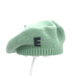Topi Baret Rajut Warna Solid Musim Gugur Musim Dingin 2023, Fashion Terbaru 100% Akrilik untuk Bayi Perempuan, Topi Hangat Berbahan Wol - Product Image 2