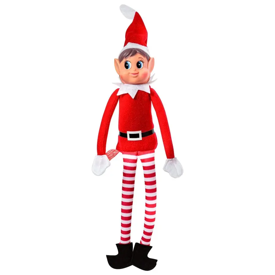 Elfo de Navidad que se comporta mal juguete de peluche novedad largo Bendy Naughty Boy Christmas Elves Doll