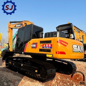 Excavatrice sur chenilles d'occasion SANY SY215C SY75C SY95C, 21 tonnes, capacité de godet 1,1 m³, engin de terrassement pour chantier de construction - Product Image 1