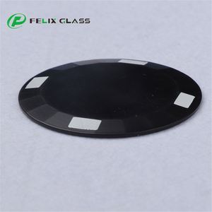 Verre miroir plat ultra-transparent trempé personnalisé avec placage prismatique pour pièces spéciales d'instruments, écologique et haute résistance - Product Image 5