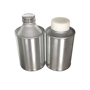 Venta al por mayor 250ml lata de aceite de metal embalaje vacío con pegamento tapón de rosca para uso a granel - Product Image 1