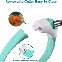 Collier laser automatique de luxe pour chats, en plastique vert, avec lumière LED et rechargeable par USB, pour le jeu et la chasse