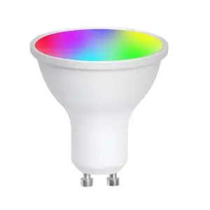 GU10图亚无线智能灯泡发光二极管聚光灯兼容阿列克谢和谷歌家庭发光二极管RGBW 2700k可调光