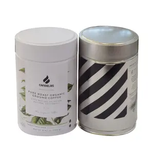 Luxury tea tins china supplier empty metal tea can for round tea tin canister multicolor tin box