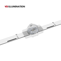 Le point futé du contrôle LED de petit prix allume IP68 transparent extérieur comme écran maillé de pixel de LED