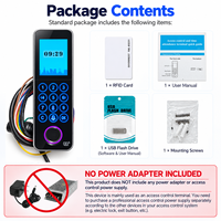 Y305 IP65 Wasserdichtes Metall-Fingerabdruck-ID-IC-Karten-PIN-Türzugangskontrollterminal TCP/IP USB Cloud mit Software SDK
