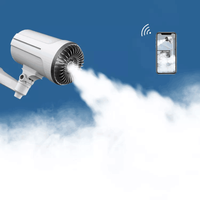 Sistema de Seguridad Antirrobo con Nebulización para Bancos, Almacenes y Hogares, Alarma de Humo con Control Remoto de 12V, Dispositivo Antirrobo