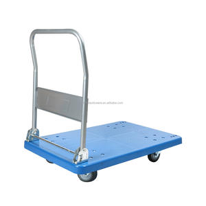 Troli Platform lipat tugas berat, troli tangan datar Platform lipat plastik 200 kg 400kg 1000kg - Product Image 2