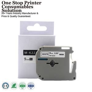 INK-POWER M-K221 MK 221 MK221 9mm Premium Noir sur Blanc P-Touch Label Tape Cartridge Compatible pour <span class=keywords><strong>Brother</strong></span> <span class=keywords><strong>PT</strong></span>-<span class=keywords><strong>65</strong></span> Printer - Product Image 3