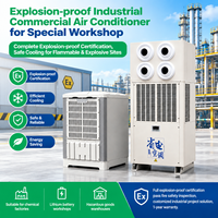 Climatiseur industriel 33 kW 25000 m³/h R410A avec ventilateur axial, compresseur scroll et pompe à moteur – Équipement de refroidissement économe en énergie pour grands volumes