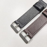 Correa de cuero para Samsung Galaxy Watch 7/6/5 Pro 44mm 40mm banda para Samsung Galaxy 6 4 Classic Gear S3 22mm 20mm pulsera suave