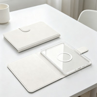 Kompatibel dengan Kindle Magnetic Detachable Book Cover KPW6, Casing Akrilik Transparan dengan Penutup Snap KPW543 untuk E-reader
