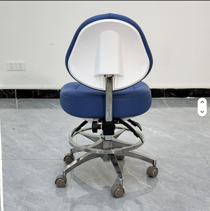Luxury <b>Leather</b> Pedicure Chair & <b>Stool</b> with Glass Massage Function for Nail Salon Spa Salon Furniture Barber Chair - Product Image 2