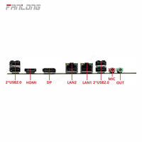 Placa base de baja potencia N100 NAS Puertos de red duales Ranura PCIe Enrutador dual M.2 Soft