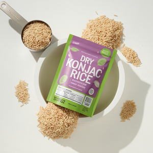 Farine de Konjac Pure, Sans Gluten, Keto, <span class=keywords><strong>Riz</strong></span> Shirataki Instantané <span class=keywords><strong>à</strong></span> Faible Teneur en <span class=keywords><strong>Calories</strong></span> - Product Image 1