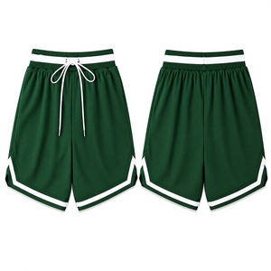 Shorts de basketball personnalisés pour hommes, mi-longs, avec cordon de serrage, en maille, pour l'entraînement sportif, uniforme d'équipe, vêtements de sport, performance, anti-plis - Product Image 1