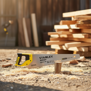 Sierra de mano Stanley Jetcut de 450 mm (18 pulgadas) con dientes finos para cortar madera - Product Image 3