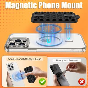 Miroir douche Selfies vidéos support de poignée d'aspiration de téléphone magnétique pour iPhone série 16/15/14/13/12 - Product Image 4