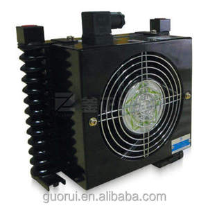 Vente directe – Refroidisseur d'huile hydraulique à air, radiateur de voiture à double ventilateur, échangeur de chaleur à plaques et ailettes en aluminium - Product Image 2