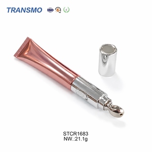 Tubo Cosmético Recargable Sin Desperdicio con Aplicador Metálico, Envase de Plástico Ecológico Reciclable - Product Image 2