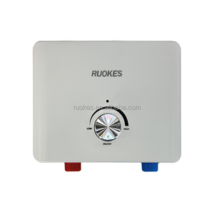 Chauffe-eau électrique sans réservoir de haute qualité pour usage commercial et domestique, avec commande tactile LED en anglais, en acier inoxydable - Product Image 1