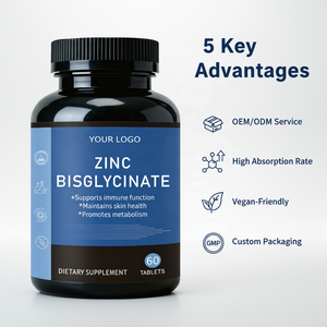 OEM/ODM Zink Bisglycinaat <span class=keywords><strong>Capsules</strong></span> - Aangepaste Private Label Volwassenen Energie Supplement 60 <span class=keywords><strong>Capsules</strong></span>/Fles 2 <span class=keywords><strong>Capsules</strong></span> Per Verpakking - Product Image 2
