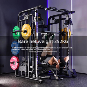 Système de poulies métalliques tout-en-un, équipement de gym commercial, entraîneur multifonction, <span class=keywords><strong>cage</strong></span> de <span class=keywords><strong>musculation</strong></span>, rack à squats, exercices pour triceps, pour usage domestique - Product Image 5