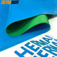 Mate PU 1MM Grueso HTV Textil Transferencia de Calor Vinilo Película de Alta Temperatura Doble Color para Camiseta