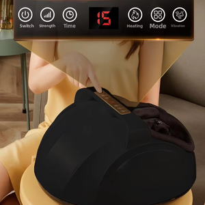 Fully Automatic Home <strong>Use</strong> Electric Shiatsu Vibration Foot Calf Massager Heated Air <strong>Compression</strong> <strong>Device</strong> Foot Massage Machine - Product Image 4